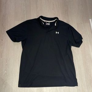 repost - Black Under Armour Polo
